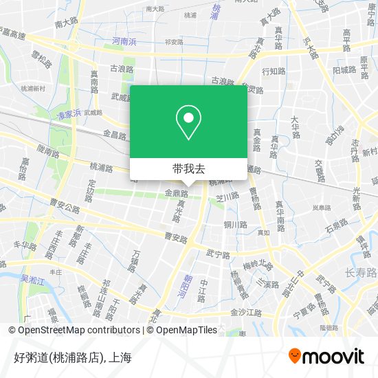 好粥道(桃浦路店)地图