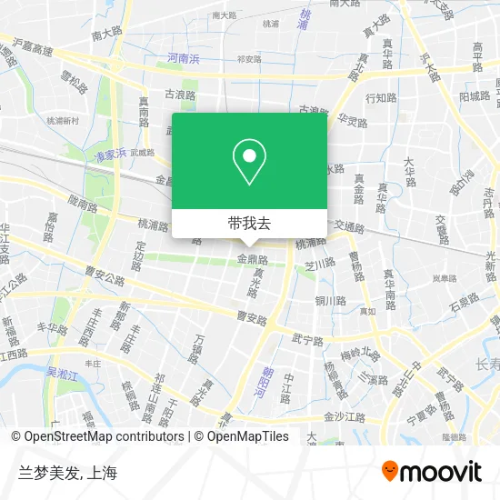 兰梦美发地图