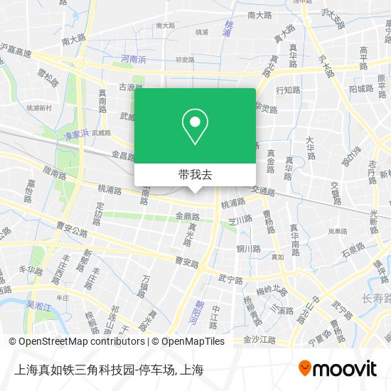 上海真如铁三角科技园-停车场地图