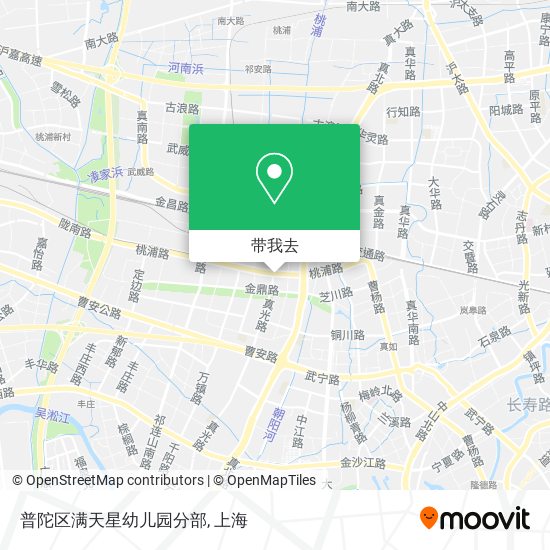 普陀区满天星幼儿园分部地图