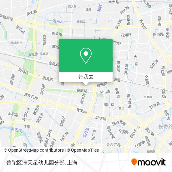 普陀区满天星幼儿园分部地图