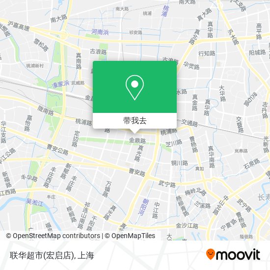 联华超市(宏启店)地图