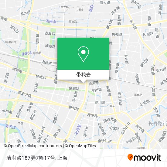 清涧路187弄7幢17号地图