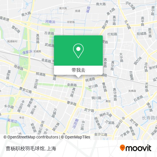 曹杨职校羽毛球馆地图
