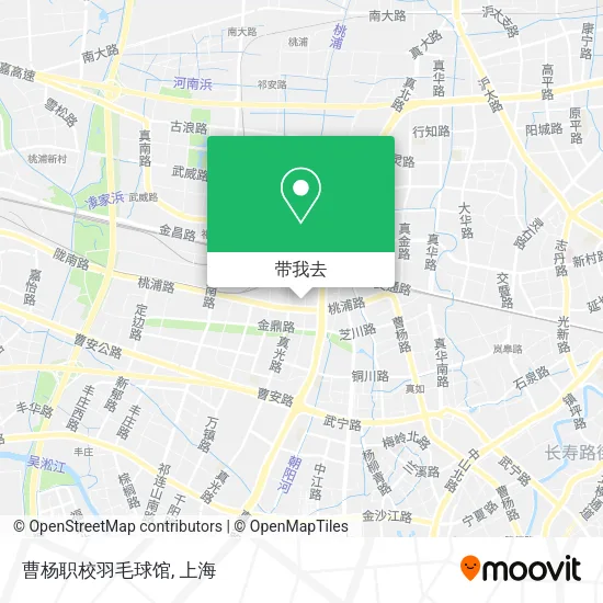 曹杨职校羽毛球馆地图