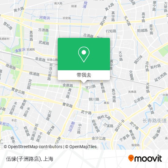 伍缘(子洲路店)地图