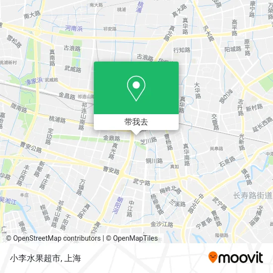 小李水果超市地图