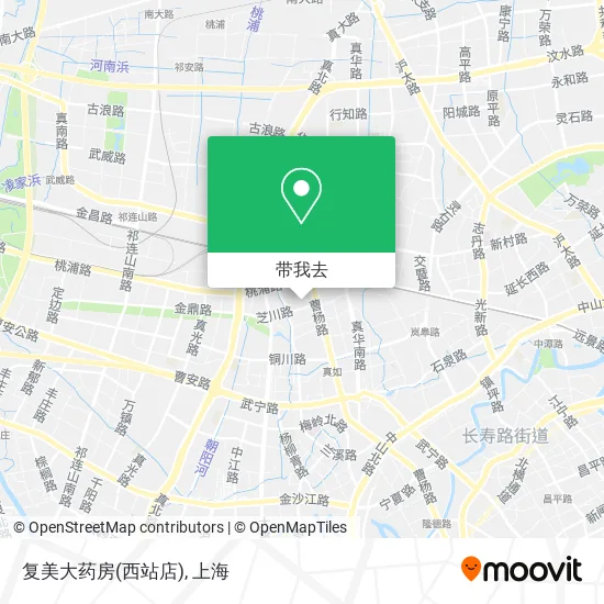 复美大药房(西站店)地图