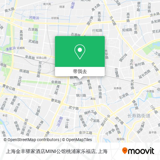 上海金丰驿家酒店MINI公馆桃浦家乐福店地图