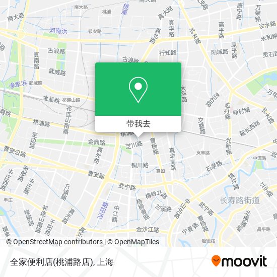 全家便利店(桃浦路店)地图
