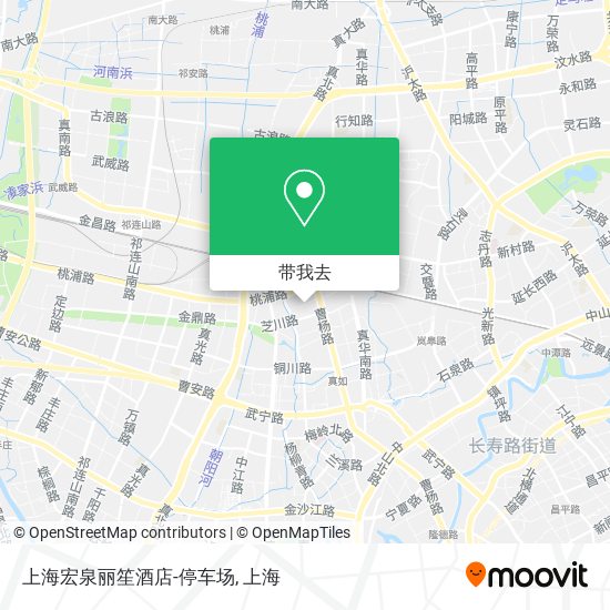 上海宏泉丽笙酒店-停车场地图