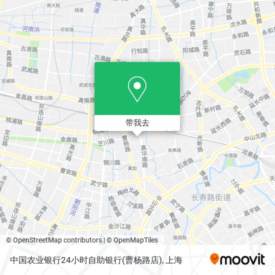 中国农业银行24小时自助银行(曹杨路店)地图