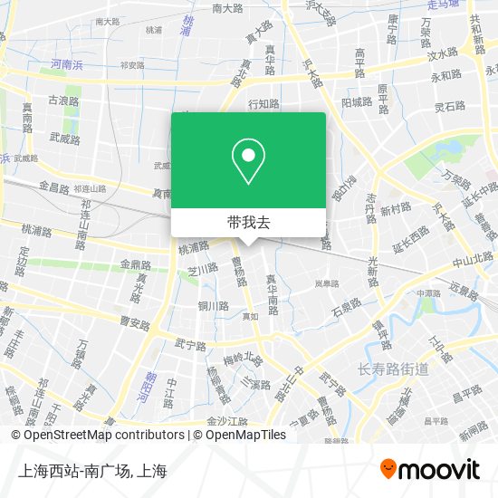 上海西站-南广场地图