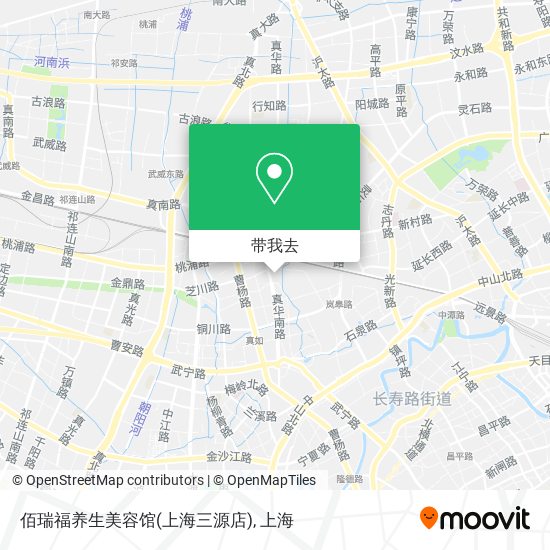佰瑞福养生美容馆(上海三源店)地图