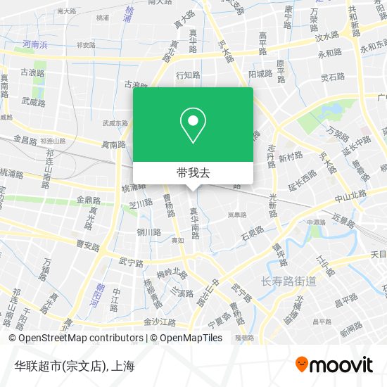 华联超市(宗文店)地图
