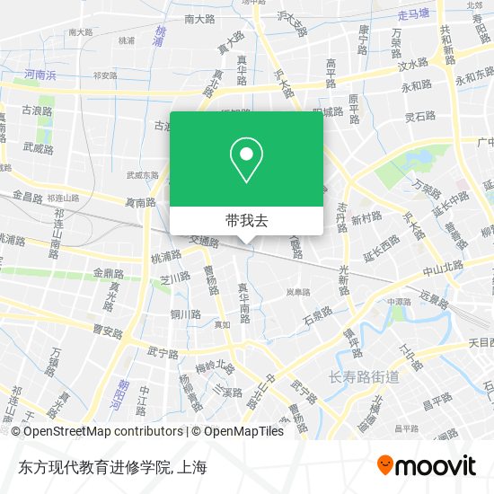 东方现代教育进修学院地图