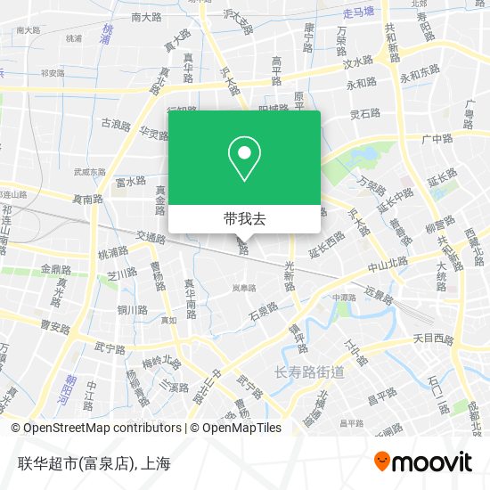 联华超市(富泉店)地图