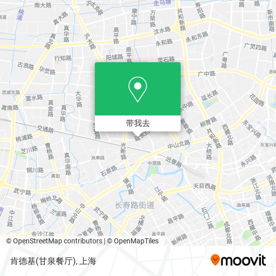 肯德基(甘泉餐厅)地图