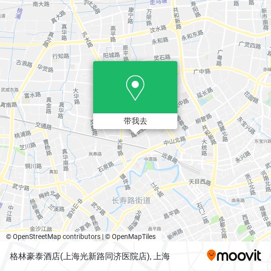 格林豪泰酒店(上海光新路同济医院店)地图