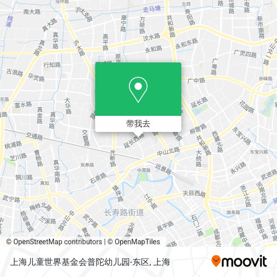 上海儿童世界基金会普陀幼儿园-东区地图