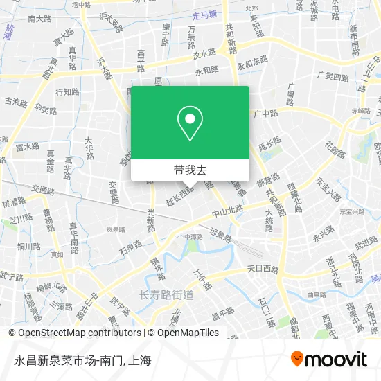 永昌新泉菜市场-南门地图