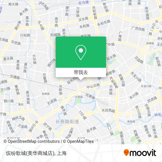 缤纷歌城(美华商城店)地图