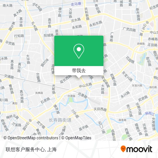 联想客户服务中心地图