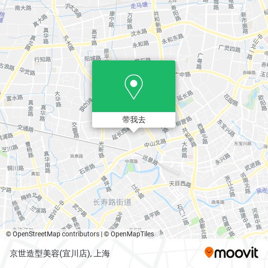京世造型美容(宜川店)地图