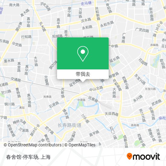 春舍馆-停车场地图