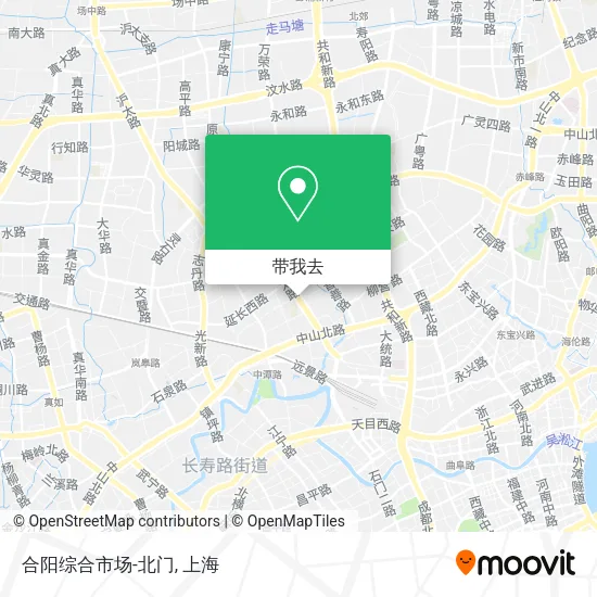 合阳综合市场-北门地图