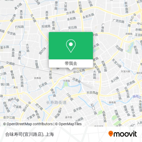 合味寿司(宜川路店)地图