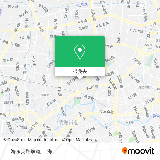 上海东英跆拳道地图