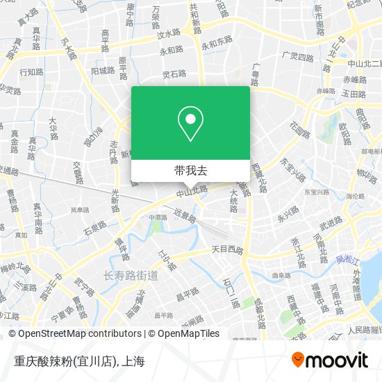 重庆酸辣粉(宜川店)地图