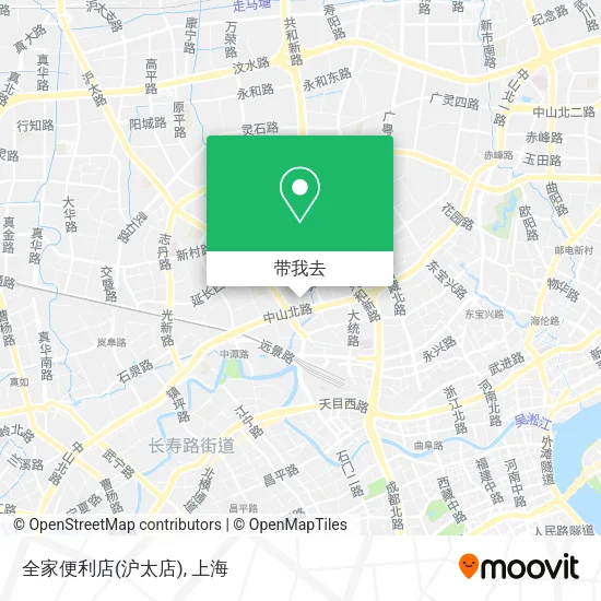 全家便利店(沪太店)地图