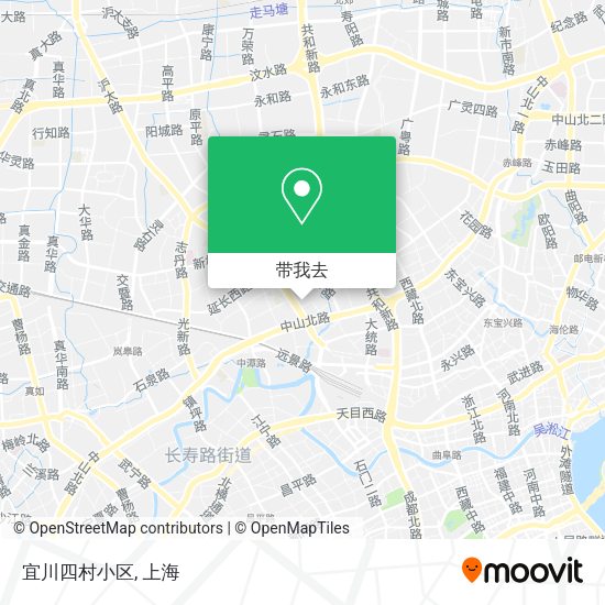 宜川四村小区地图