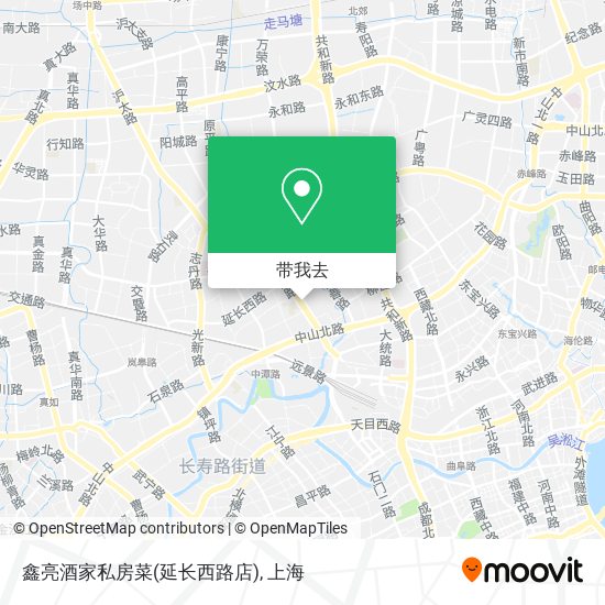鑫亮酒家私房菜(延长西路店)地图