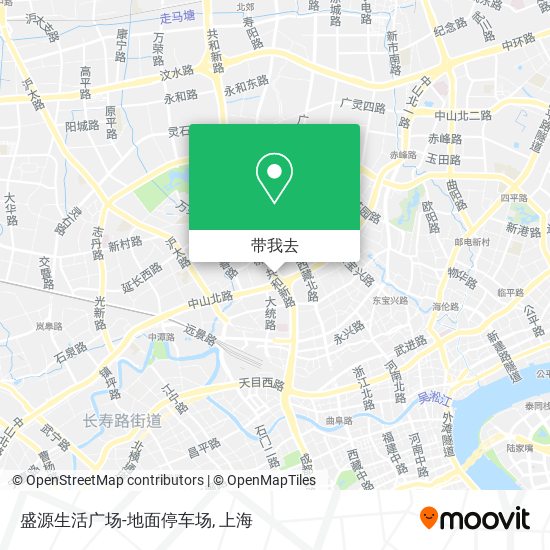 盛源生活广场-地面停车场地图