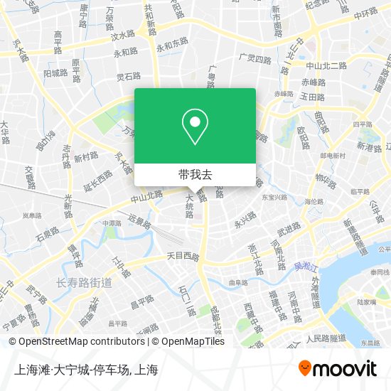 上海滩·大宁城-停车场地图
