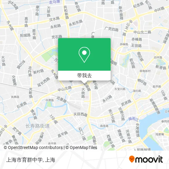上海市育群中学地图