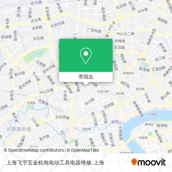 上海飞宇五金机电电动工具电器维修地图
