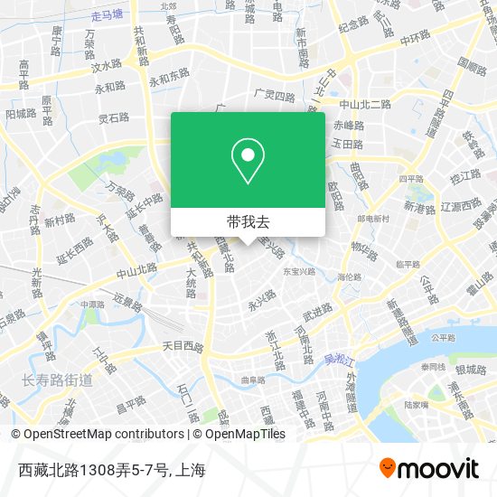 西藏北路1308弄5-7号地图