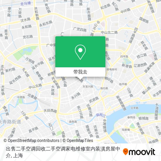 出售二手空调回收二手空调家电维修室内装潢房屋中介地图