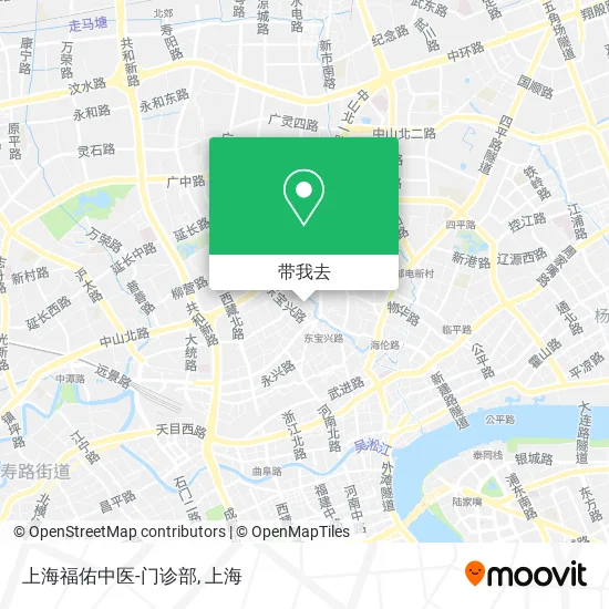 上海福佑中医-门诊部地图