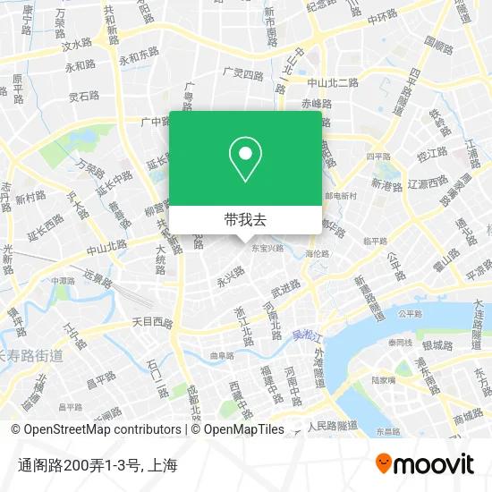 通阁路200弄1-3号地图