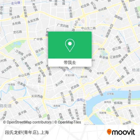段氏龙虾(青年店)地图