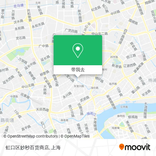 虹口区妙秒百货商店地图