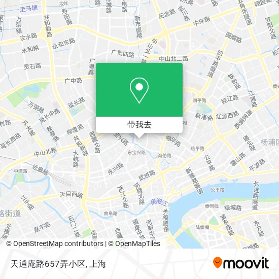 天通庵路657弄小区地图