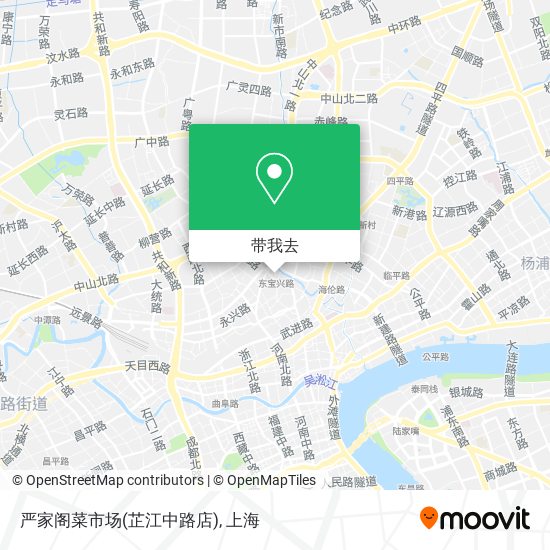 严家阁菜市场(芷江中路店)地图