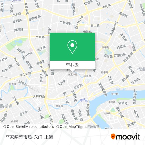 严家阁菜市场-东门地图