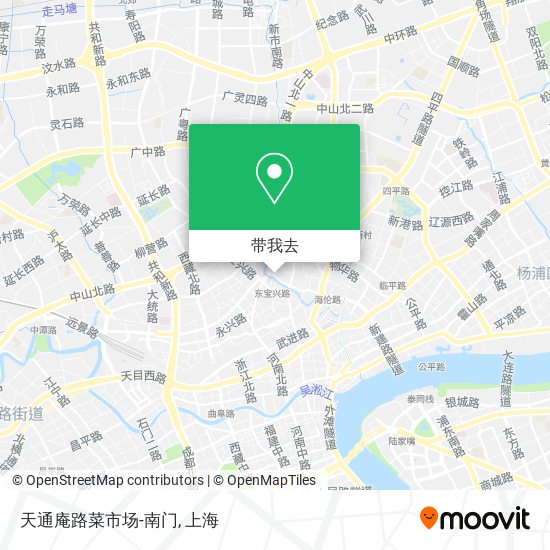 天通庵路菜市场-南门地图